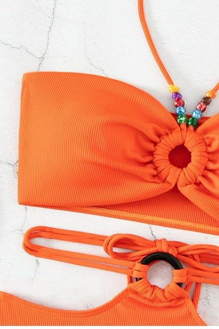 "Mai- Tai" High- Waist Set