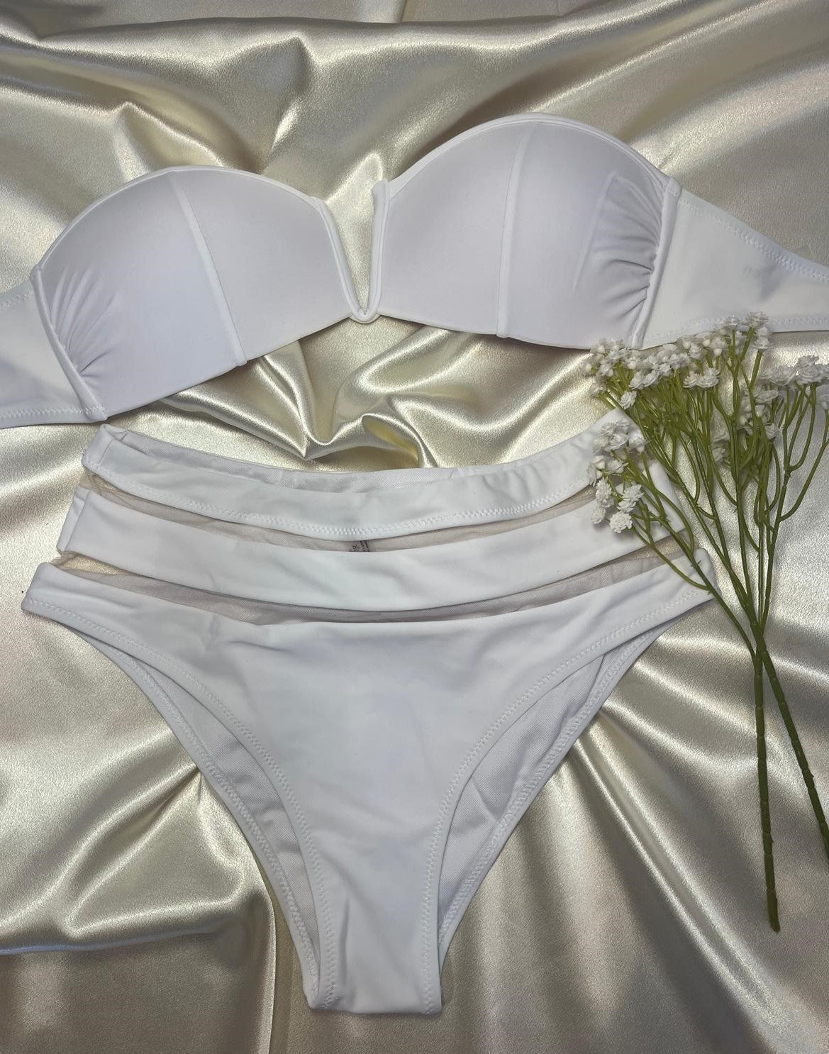 "Summer Night" High-waist Swimsuit Set